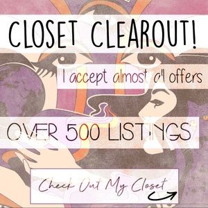 CLOSET CLEAR OUT !